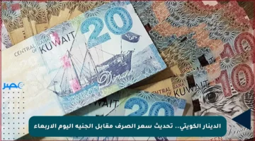 الدينار الكويتي.. تحديث سعر الصرف مقابل الجنيه اليوم الأربعاء